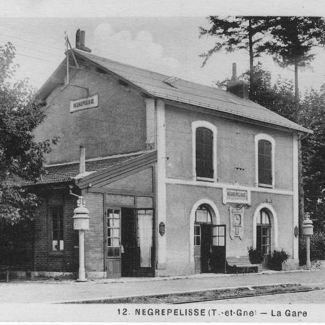 Gare ancienne photo nègrepelisse tarn-et-garonne