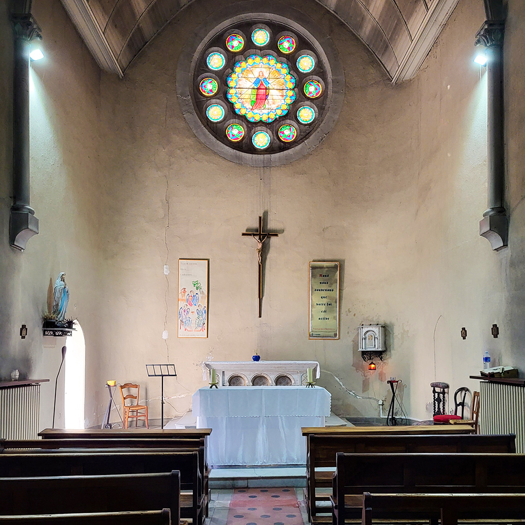 Intérieur chapelle de l'hôpital Nègrepelisse