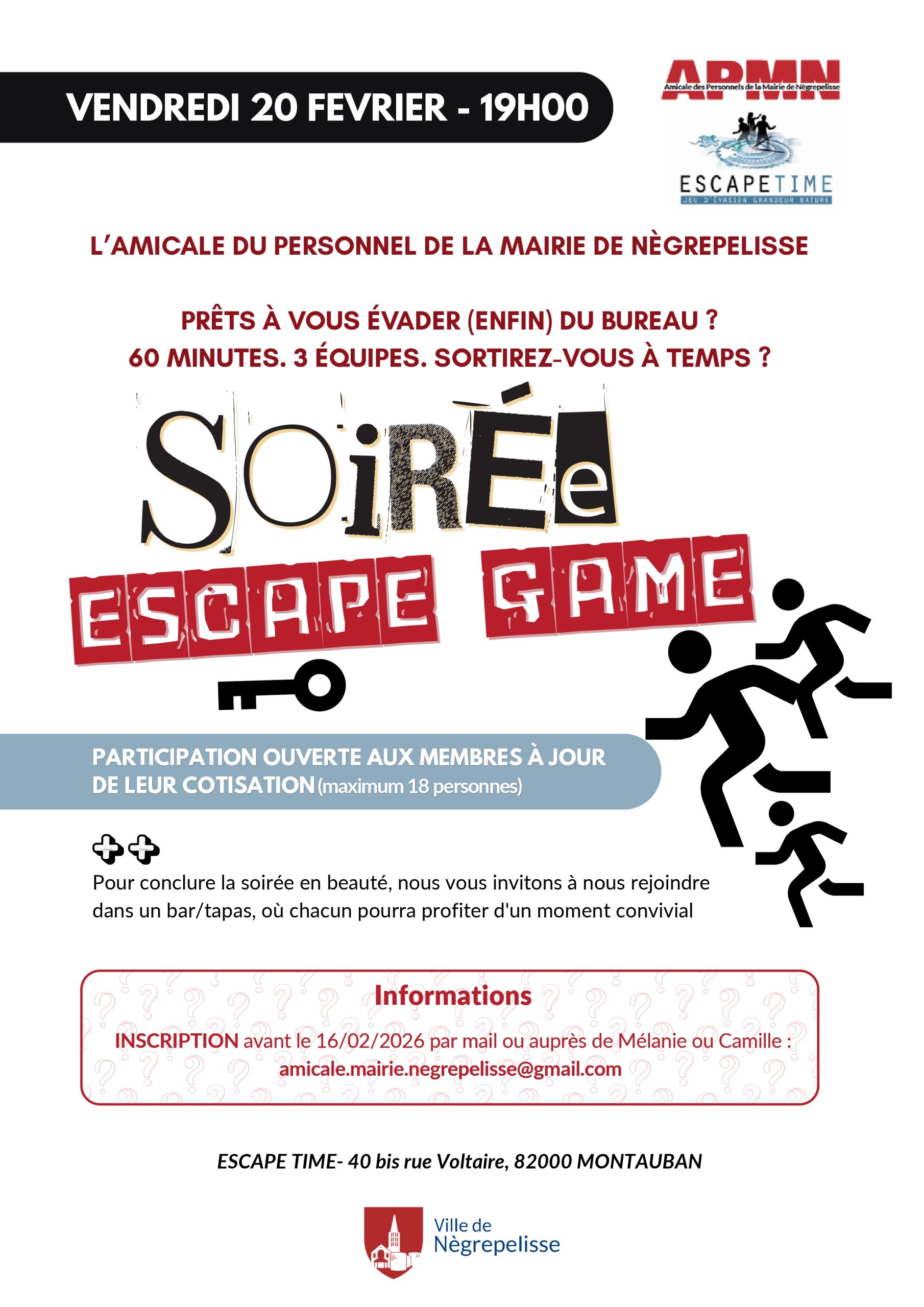 Lire la suite à propos de l’article Soirée Escape game