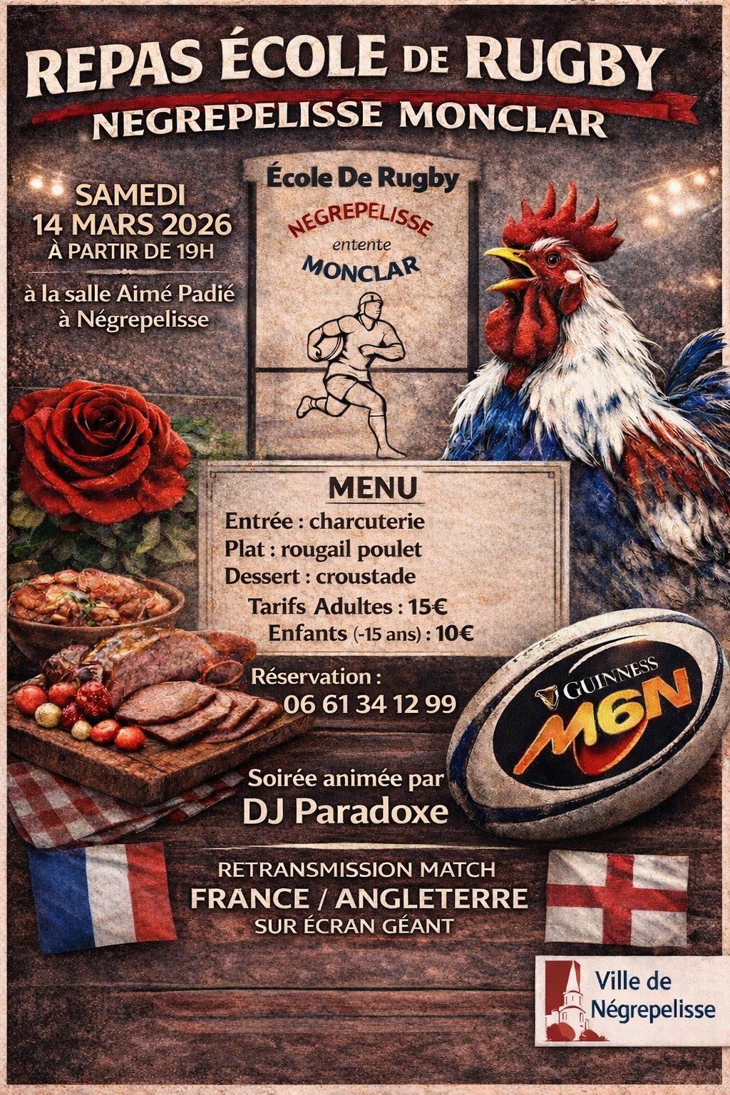 soirée ecole de rugby