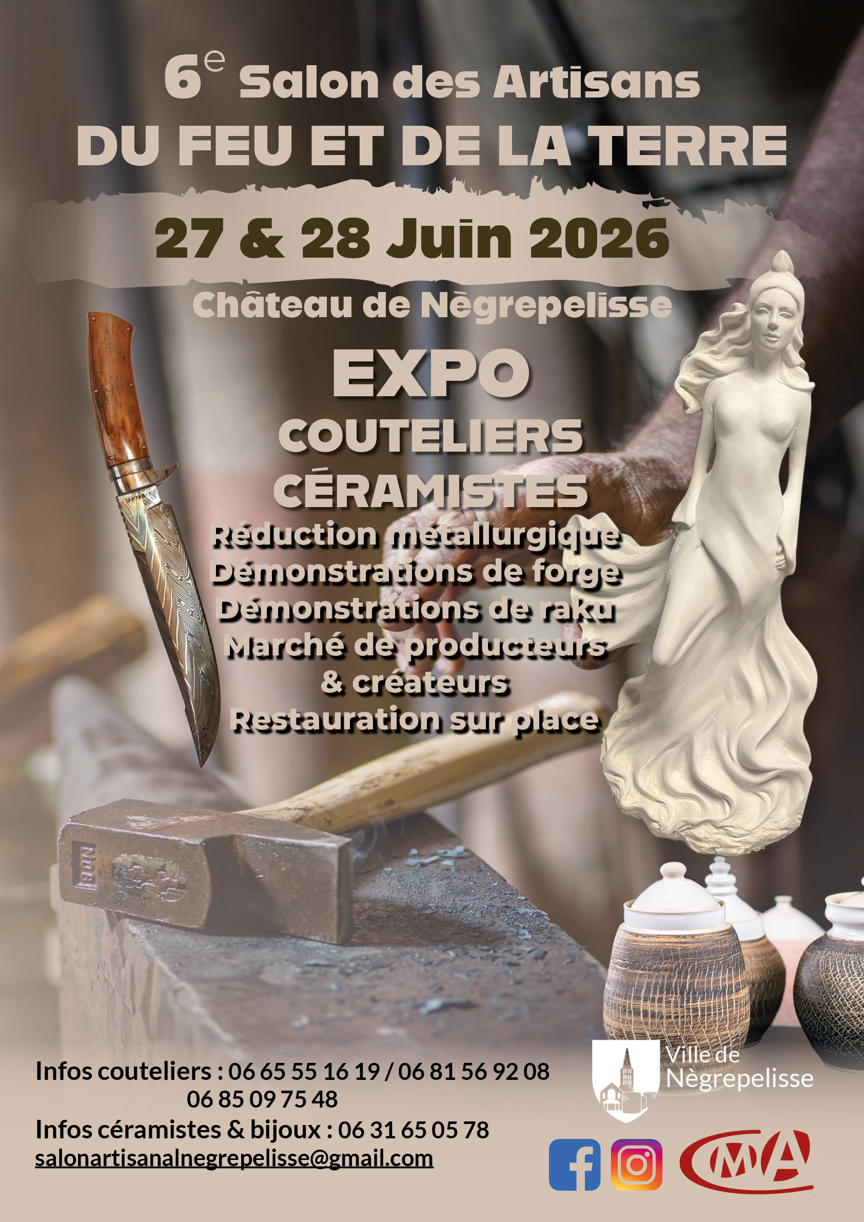 Lire la suite à propos de l’article 6e Salon des Artisans du Feu et de la Terre