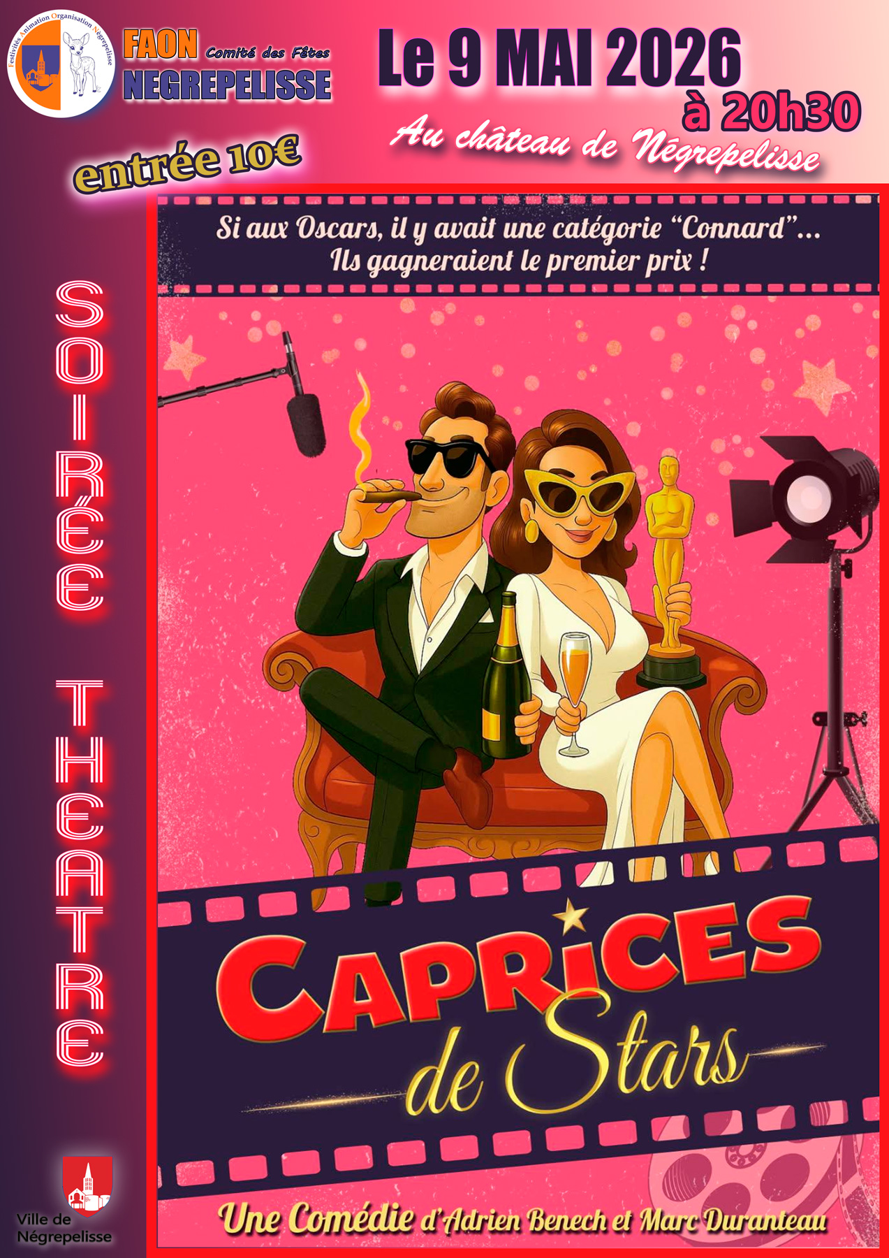 Lire la suite à propos de l’article Théâtre : « Caprices de Stars »