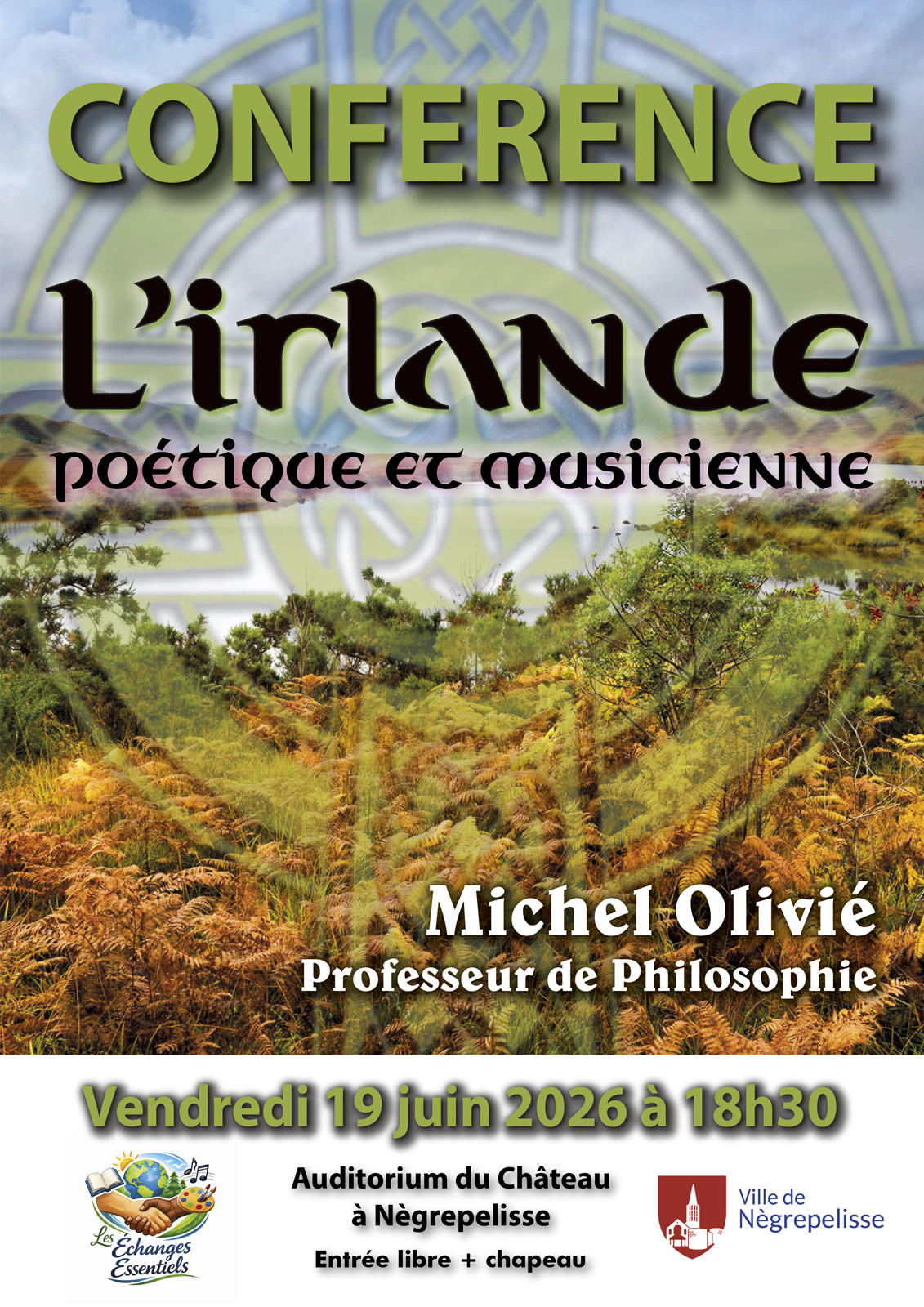 Lire la suite à propos de l’article Conférence : L&rsquo;Irlande poétique et musicienne