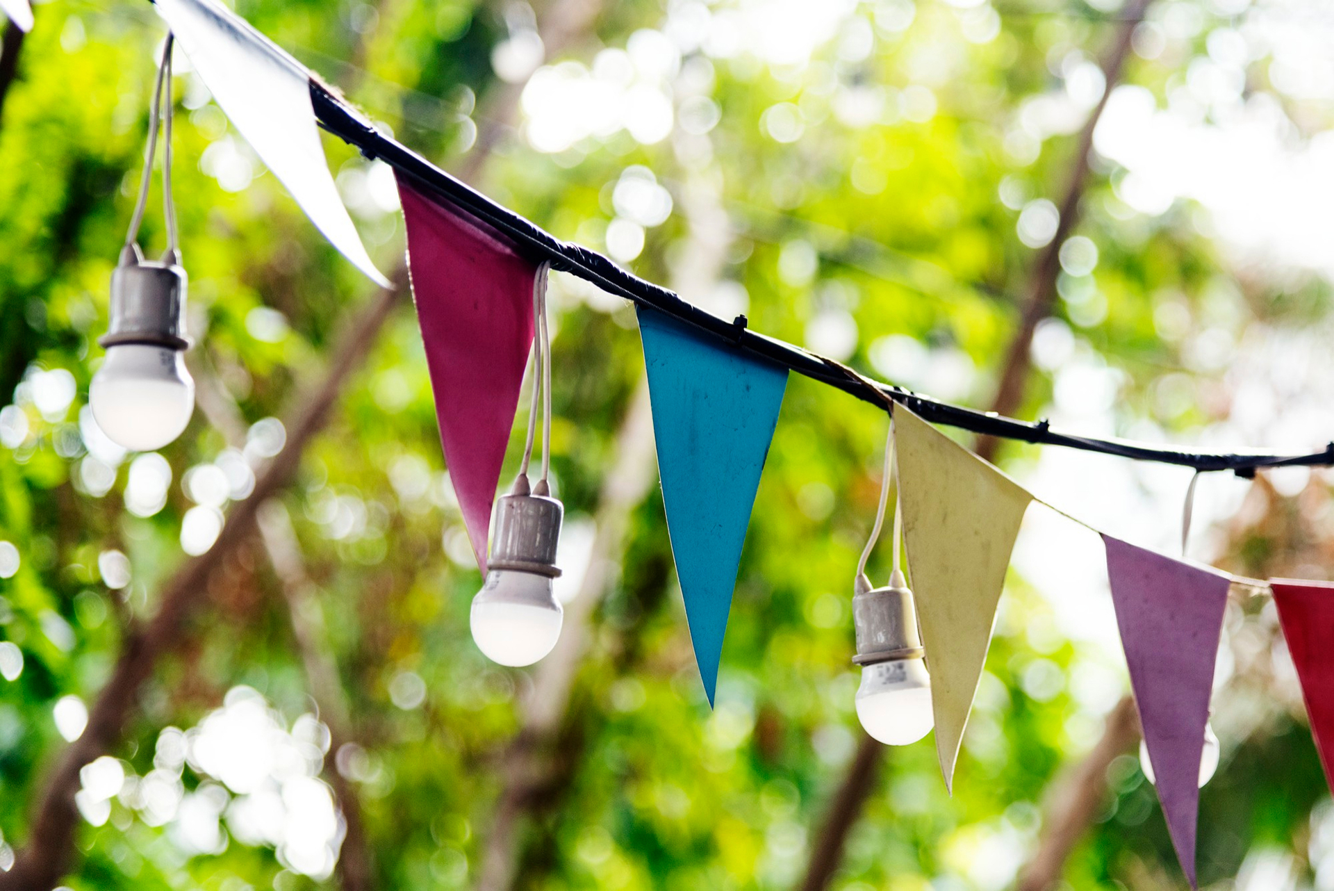 Fête_village_guirlandes_et_fanions