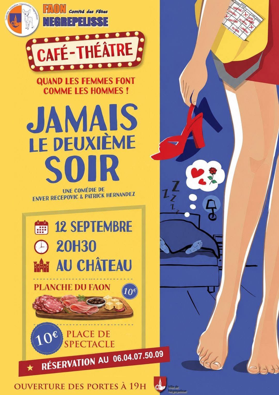 Lire la suite à propos de l’article Café-Théâtre : « Jamais le deuxième soir »